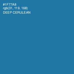 #1F77A8 - Deep Cerulean Color Image